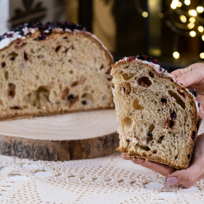 Panettone Artigianale cioccolato Ruby e frutti di bosco